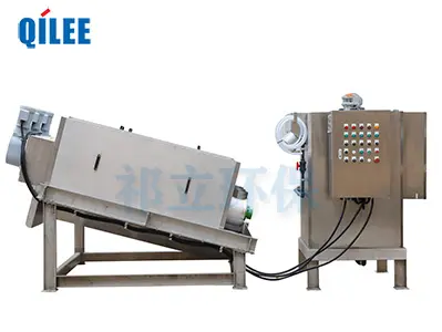 What is the working principle of sludge dehydrator, what are the main types and characteristics of dewatering process