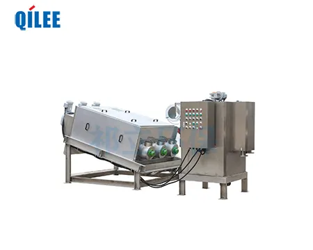 Advantages and disadvantages of different sludge dehydrators and dewatering principle