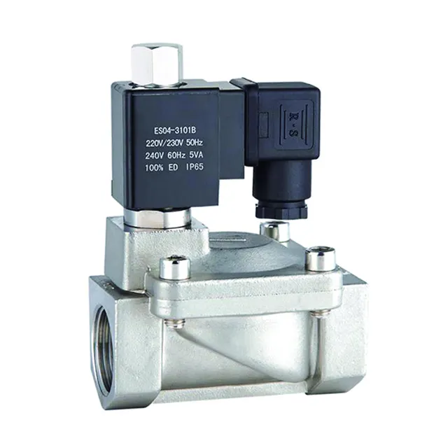 Stainless Steel 24V Normally Open Water Solenoid Valve