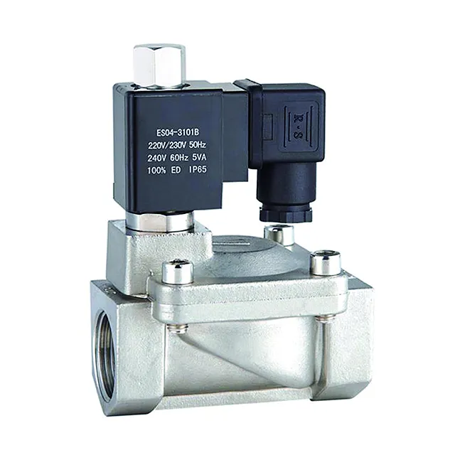Stainless Steel 24V Normally Open Water Solenoid Valve